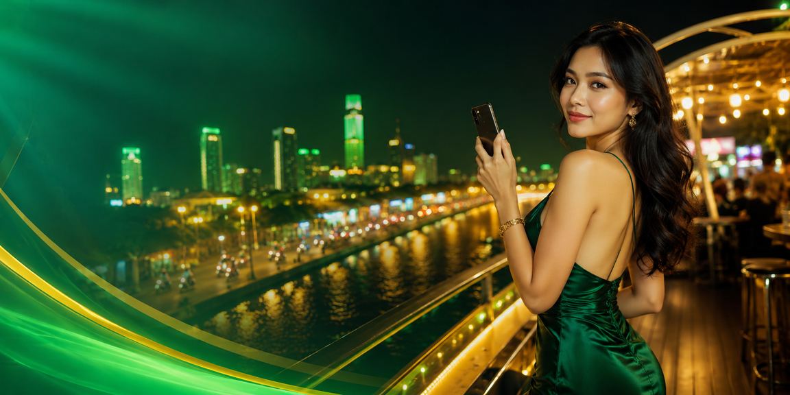 Không khí chợ đêm TP. HCM về khuya, người dùng kiểm tra kết quả cược trên điện thoại