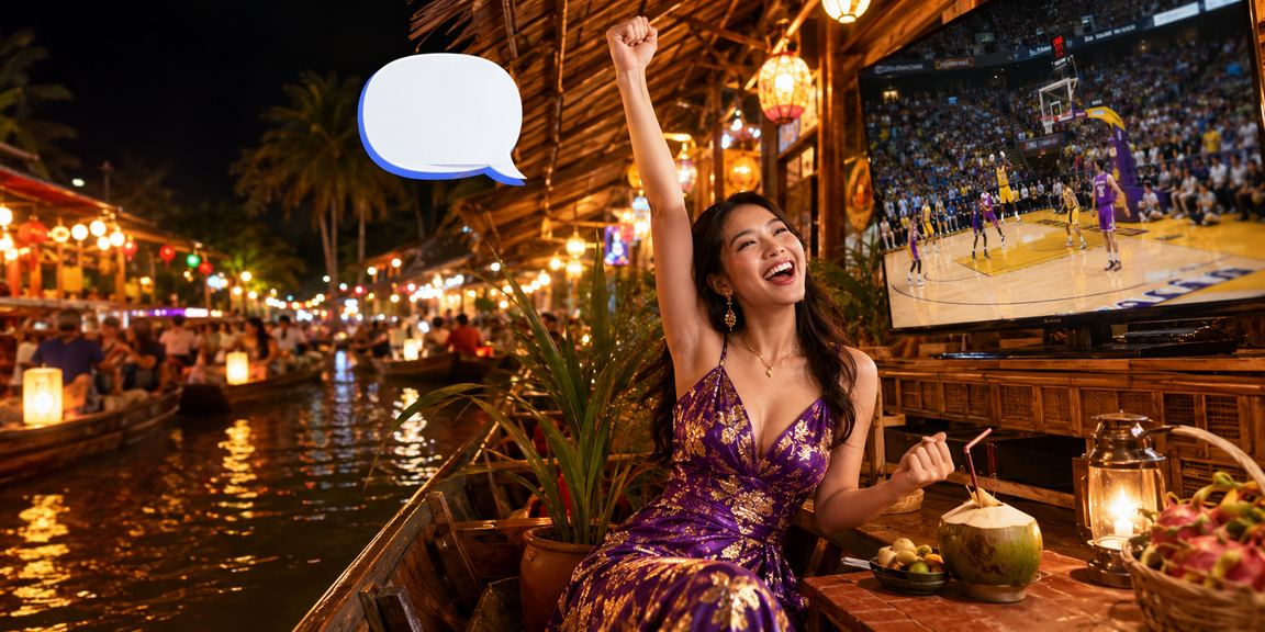 Người dùng khu vực Mekong theo dõi cược bóng rổ tại chợ đêm và thực hiện nạp tiền qua ví điện tử